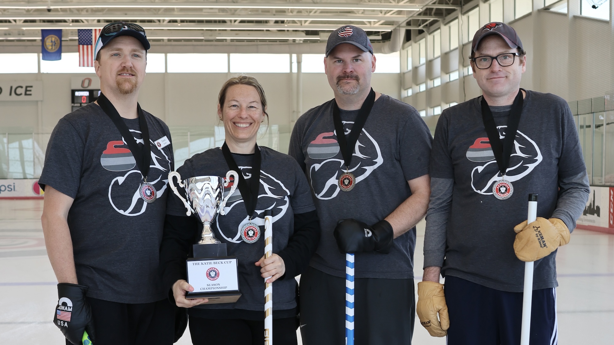 2022 2023 Season Championship champs Stone Cold with trophy copy